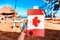 Canadian Flag Adult Party Flask: 2 liter Flasks Make the Perfect Drink Dispenser for Your Canada Day Party Supplies, Summer Beach or Pool Party,Hockey, Soccer,or Baseball Parties,Funny Gifts, and More
